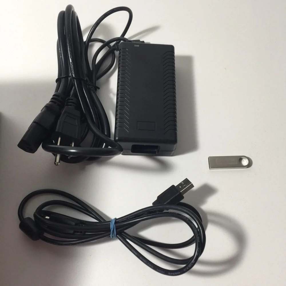 Thermal Label Printer - Dark Gray with Teal Accents